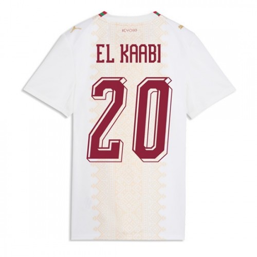 Marokko Ayoub El Kaabi #20 Fußballbekleidung Auswärtstrikot Damen WM 2026 Kurzarm